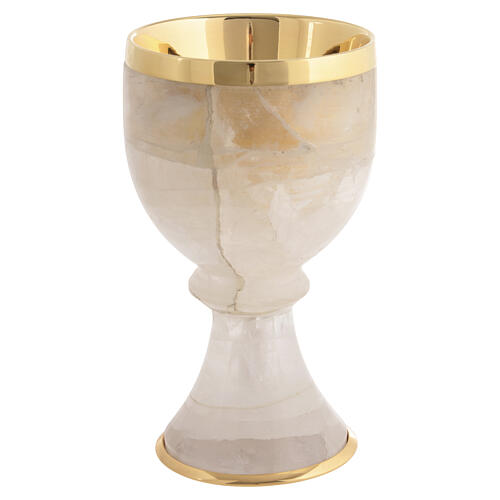 Calice in cristallo di rocca coppa argento 925 4