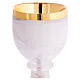 Communion chalice in rock crystal with 925 silver cup s3