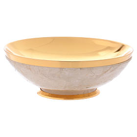 Patena in cristallo di rocca coppa argento 925