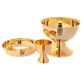 24-karat gold plated brass intinction set