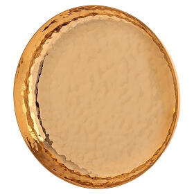 Paten in 24K golden brass, chiseled by hand