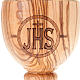 Olive wood engraved chalice s3