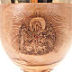 Olive wood engraved chalice s2
