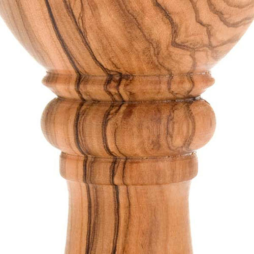 calice en bois d'olivier de poche 4