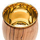Olive wood travel-size chalice s3