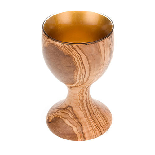 Calice olivo coppa vetro diam cm 10 1