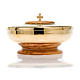 Olive wood ciborium 16 cm diam. s3