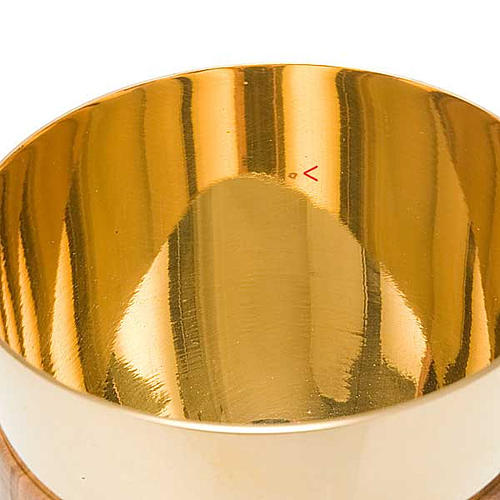 Olive wood thick edge chalice 4