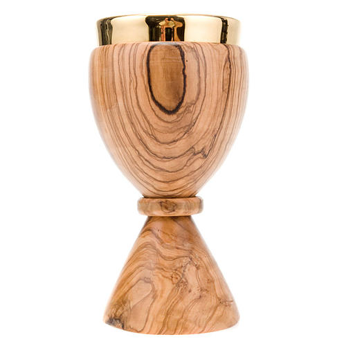 Olive wood ring chalice 3