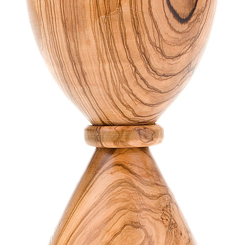 Olive wood ring chalice 4