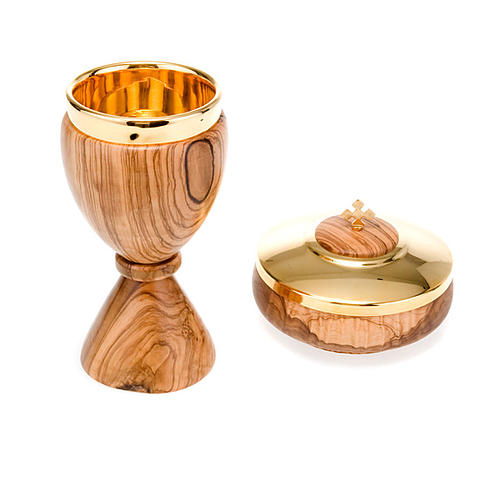Olive wood ring chalice 5