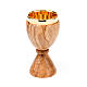 Olive wood ring chalice s1