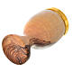 Calice olivo Assisi e coppa ceramica Deruta h 19,5 cm s5