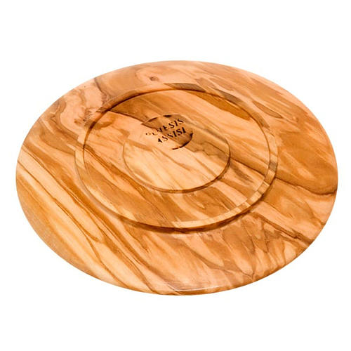 Patena olivo y latón dorado 18 cm. 2