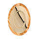 Patena olivo  e ottone dorato cm 18 s5
