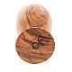 Calice olivo bordo risvoltato incisione pellicano diam 9 cm s4