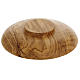 Paten in olive wood, 18cm diameter s3