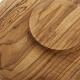 Paten in olive wood, 18cm diameter s4