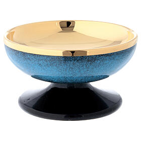 Paten turquoise and golden brass 16 cm