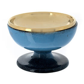 Paten turquoise and golden brass 16 cm