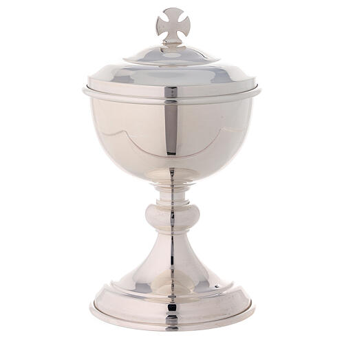 Travelling ciborium silver-plated brass with gold-plated inside Molina 1