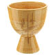Ceramic chalice, Cana Line mustard 12 cm s1