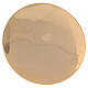 Calice patena ottone dorato zigrinato righe 18,5 cm s3