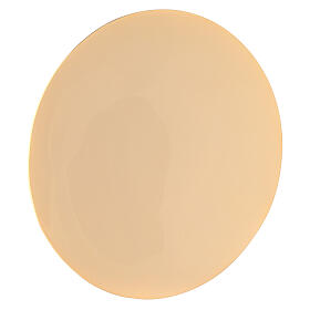  Patena simple latón verdadero dorado diámetro 16 cm