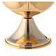 Knurled ciborium in 24-karat gold plated brass s2