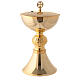 Chalice and pyx made of brass with 24-carat gold plating s3