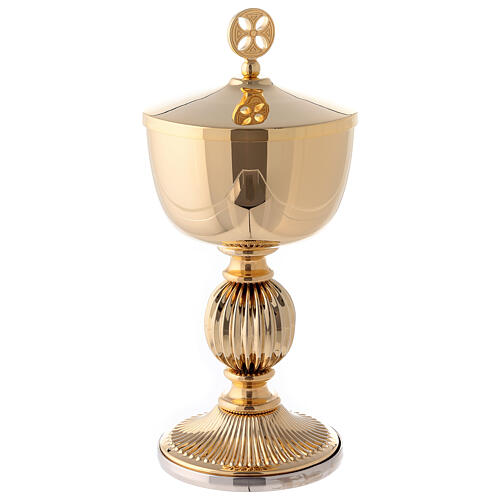 Chalice and pyx made of brass with 24-carat gold plating 3
