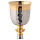Goblet and pyx in gold- and silver-plated brass s4