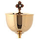 Chalice and pyx made of brass with 24 carat gold plating s6