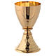 Chalice and pyx made of golden brass s2