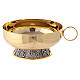 Stacking ciboria set in polished brass diameter 5 1/2 in s2