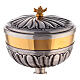 Silver plated handcrafted ciborium d. 14 cm s2