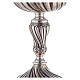 Silver-plated chiseled handcrafted ciborium d. 12.5 cm s5