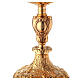 Baroque gold plated ciborium loaves and fishes 27 cm s6