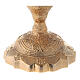 Baroque gold plated ciborium with drop-shaped node 10 1/2 in s5