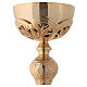 Baroque gold plated ciborium with drop-shaped node 10 1/2 in s7