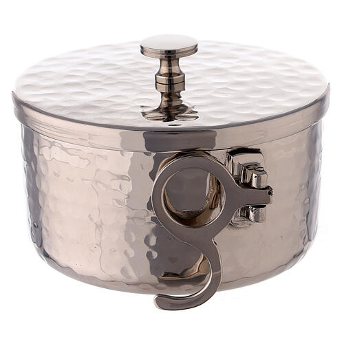 Ciboire bas empilable 10 cm laiton bicolore 4
