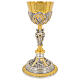 Calice celebrazione Sacro Cuore Evangelisti ottone oro argento s1