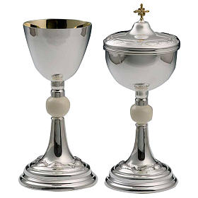 Chalice and Ciborium Silver 800, Delfino model