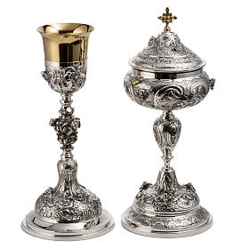 Chalice and Ciborium Silver 800, Regolo model