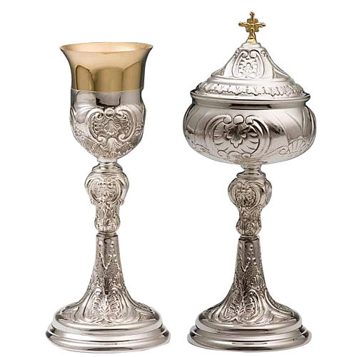 Chalice and Ciborium Silver 800, Sagittario model 1