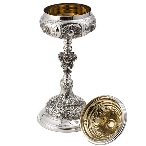 Chalice and Ciborium Silver 800, Vergine model 7