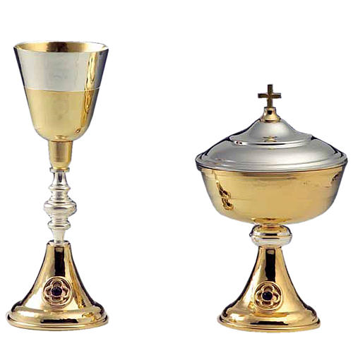 Chalice and Ciborium Silver 800, Cratere model 1