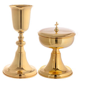 Calice e pisside argento 800 mod. Corona Australe