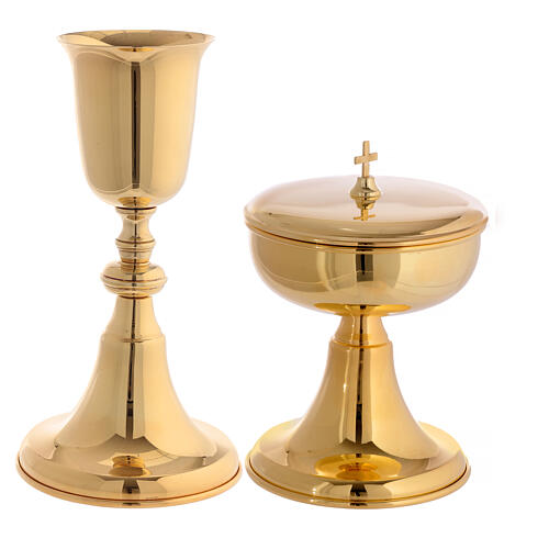 Calice e pisside argento 800 mod. Corona Australe 1