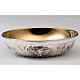 Bowl Paten in silver 800 with angel decoration s2